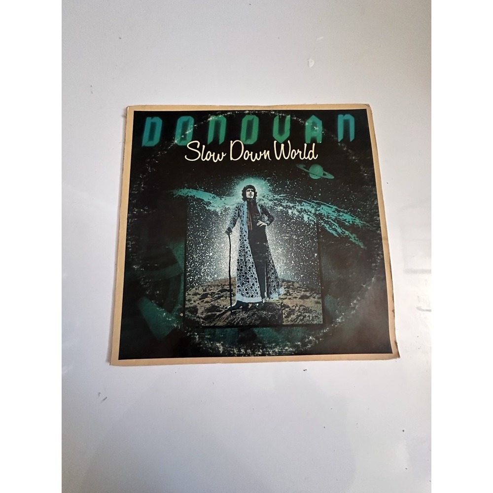 Donovan Slow Down World Epic Records Vinyl LP 33 RPM Rock PE 33945